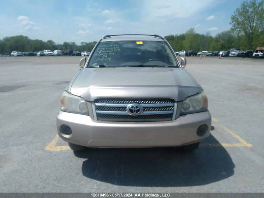 2007 Toyota Highlander VIN: JTEHP21AX70222357 Lot: 12010496