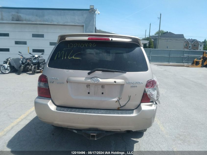 2007 Toyota Highlander VIN: JTEHP21AX70222357 Lot: 12010496