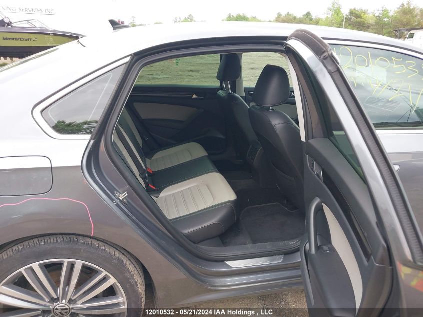 2015 Volkswagen Passat Se VIN: 1VWBV7A38FC050628 Lot: 12010532