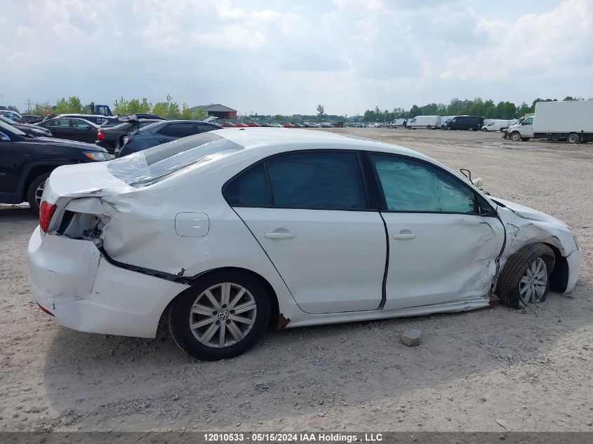 2011 Volkswagen Jetta Sedan VIN: 3VWDK7AJ6BM040348 Lot: 12010533