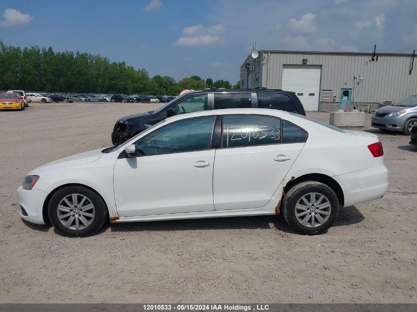 2011 Volkswagen Jetta Sedan VIN: 3VWDK7AJ6BM040348 Lot: 12010533