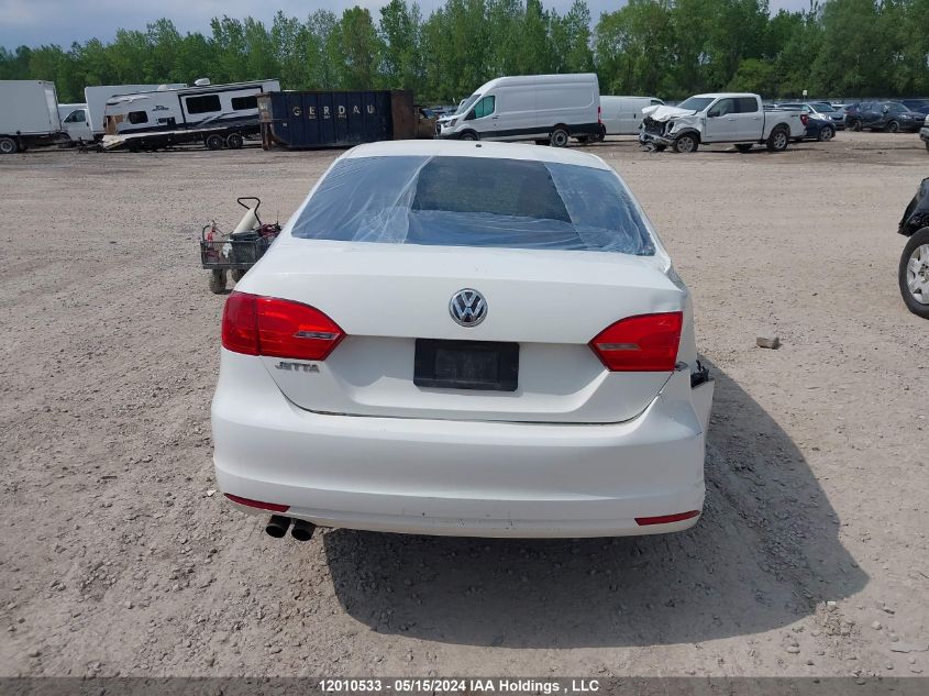 2011 Volkswagen Jetta Sedan VIN: 3VWDK7AJ6BM040348 Lot: 12010533