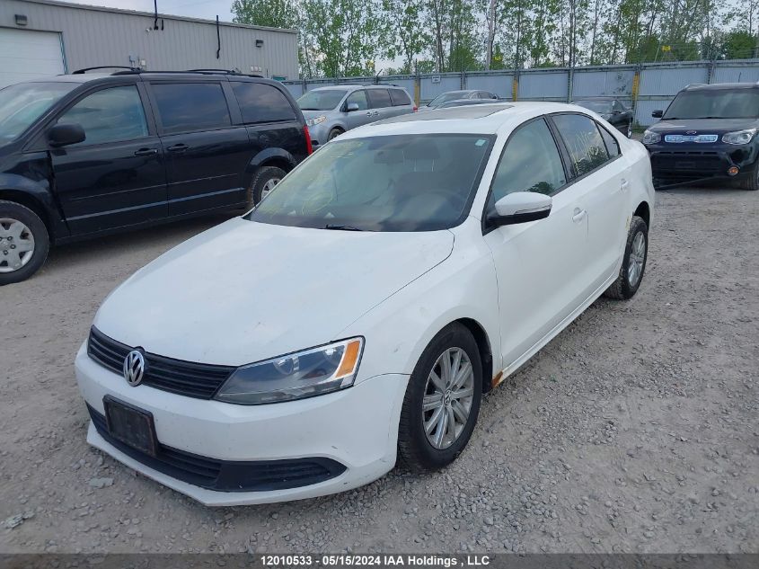 2011 Volkswagen Jetta Sedan VIN: 3VWDK7AJ6BM040348 Lot: 12010533