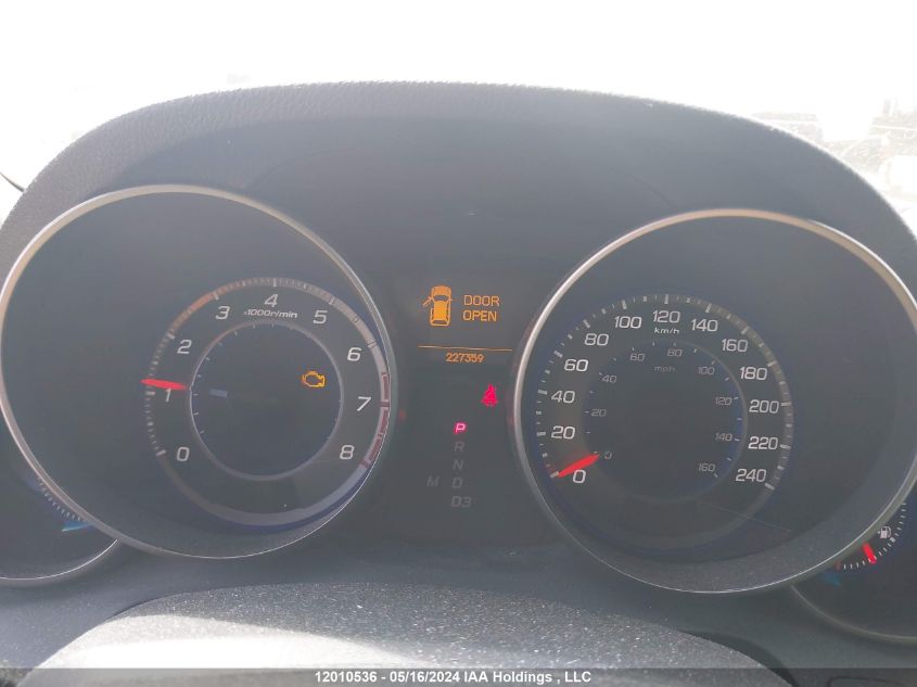 2007 Acura Mdx VIN: 2HNYD28577H001780 Lot: 12010536