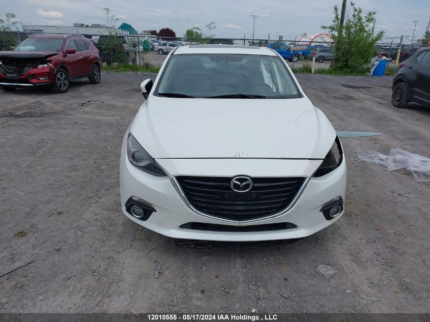 2015 Mazda 3 Grand Touring VIN: JM1BM1M34F1267006 Lot: 12010555