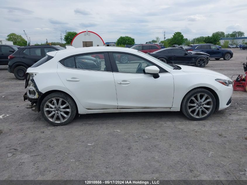 2015 Mazda 3 Grand Touring VIN: JM1BM1M34F1267006 Lot: 12010555