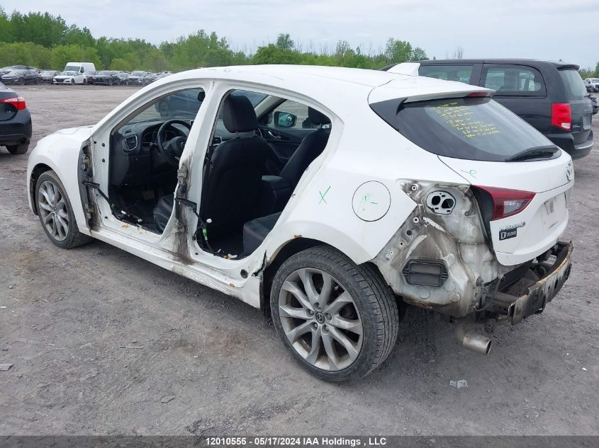 2015 Mazda 3 Grand Touring VIN: JM1BM1M34F1267006 Lot: 12010555