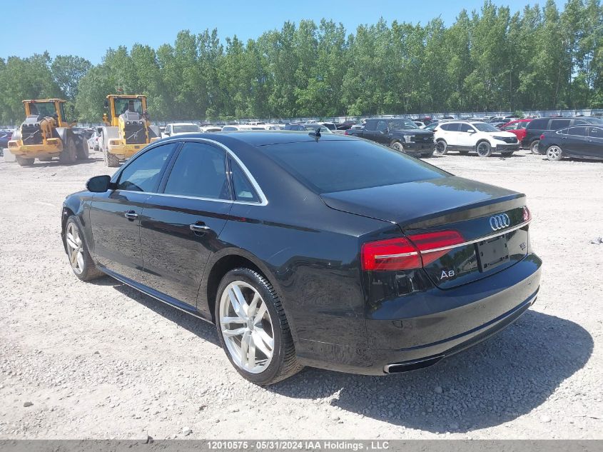 2017 Audi A8 VIN: WAUK3AFD9HN000378 Lot: 12010575