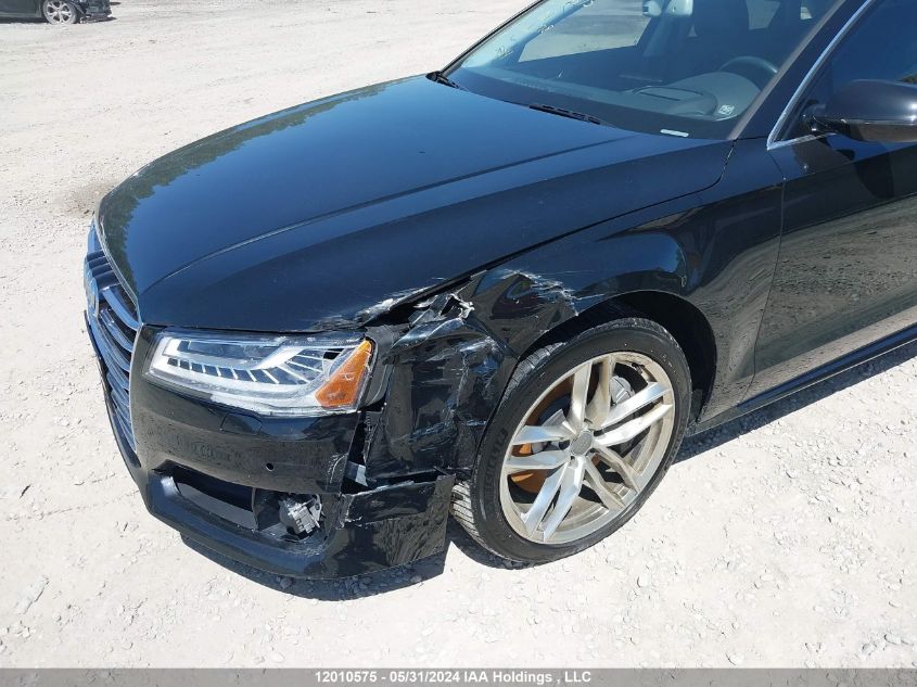 2017 Audi A8 VIN: WAUK3AFD9HN000378 Lot: 12010575