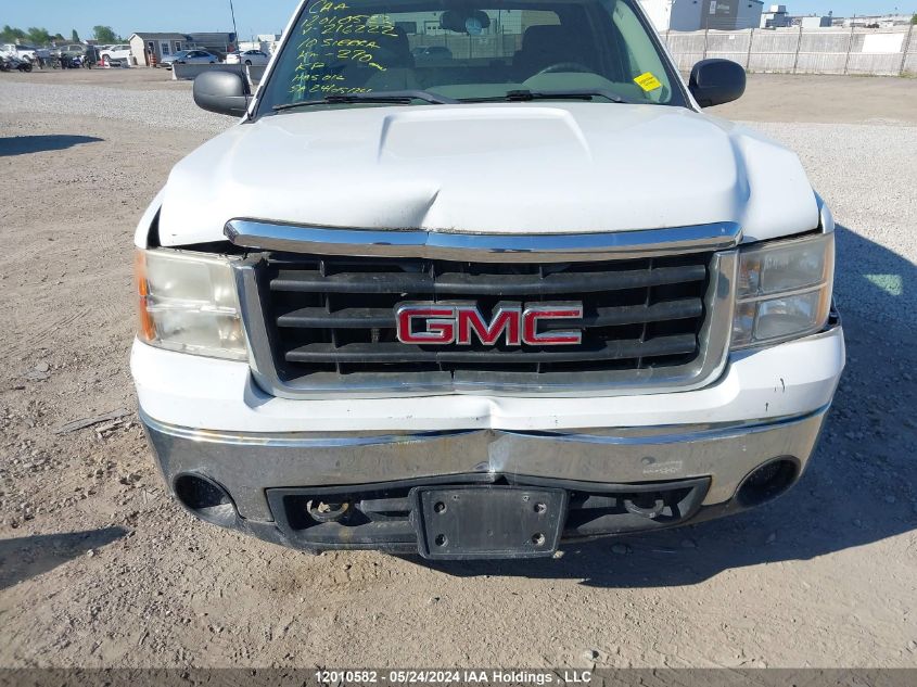 2010 GMC Sierra K1500 Sl VIN: 3GTRKUEA1AG216222 Lot: 12010582