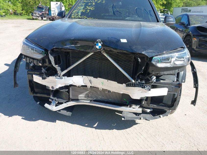 2022 BMW X3 VIN: 5UX53DP05N9J85366 Lot: 12010583