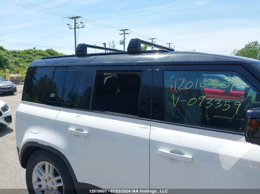 2022 Land Rover Defender VIN: SALEJERX7N2093359 Lot: 12010601