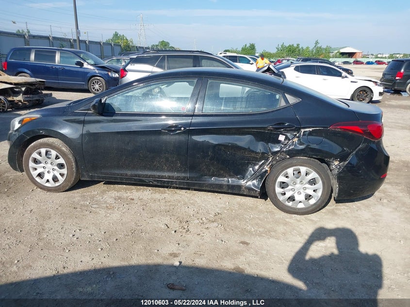 2014 Hyundai Elantra Gl VIN: 5NPDH4AE6EH546694 Lot: 12010603