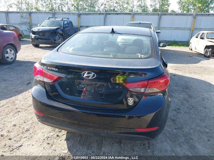 2014 Hyundai Elantra Gl VIN: 5NPDH4AE6EH546694 Lot: 12010603