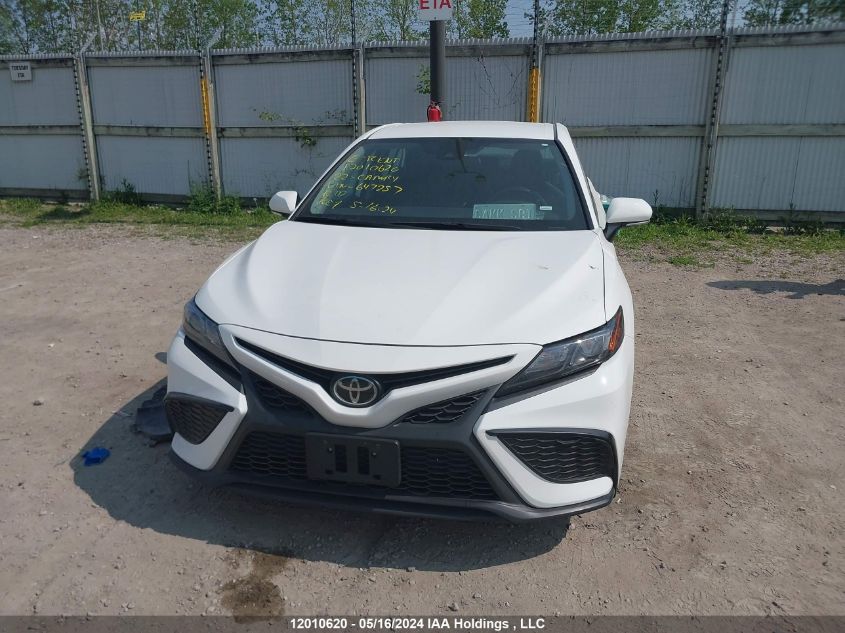 2022 Toyota Camry Se/Se Night Shade VIN: 4T1G11AK8NU647257 Lot: 12010620