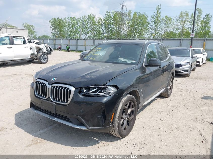 2024 BMW X3 VIN: 5UX53DP09R9T82143 Lot: 12010623