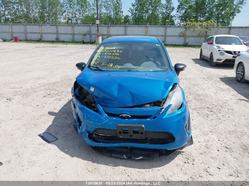 2013 Ford Fiesta VIN: 3FADP4FJ2DM151550 Lot: 12010630