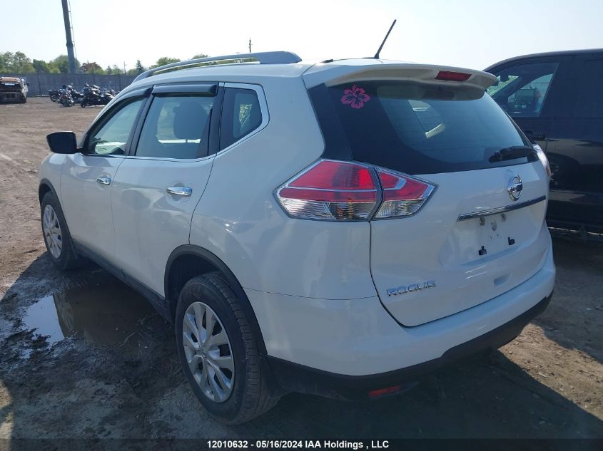 2016 Nissan Rogue S/Sl/Sv VIN: 5N1AT2MT9GC842898 Lot: 12010632