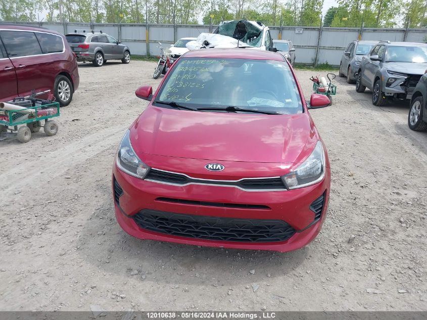 2021 Kia Rio 5-Door VIN: 3KPA25AD5ME381225 Lot: 12010638