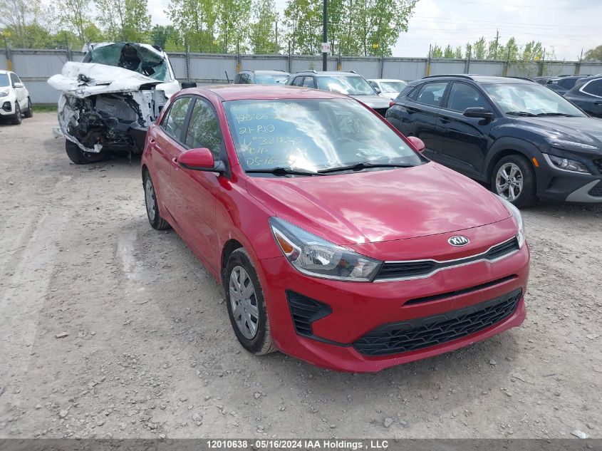 2021 Kia Rio 5-Door VIN: 3KPA25AD5ME381225 Lot: 12010638