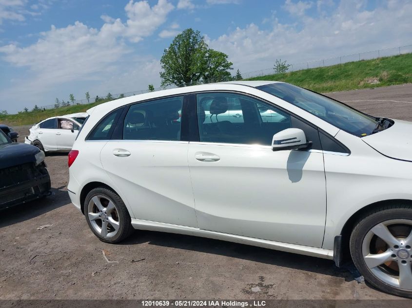 2014 Mercedes-Benz B-Class VIN: WDDMH4EB8EJ246474 Lot: 12010639