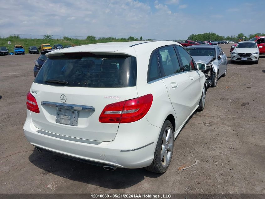 2014 Mercedes-Benz B-Class VIN: WDDMH4EB8EJ246474 Lot: 12010639