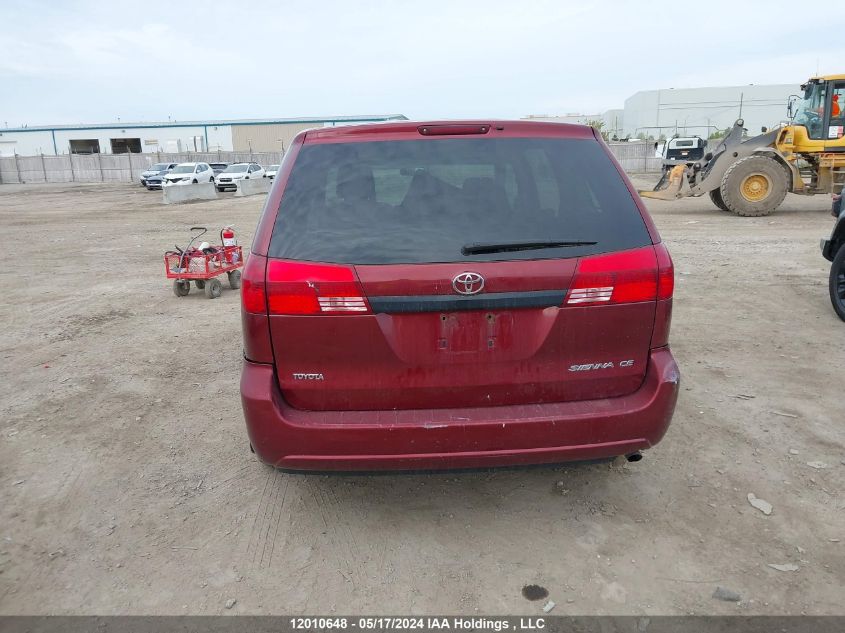 2004 Toyota Sienna Ce VIN: 5TDZA29C64S190872 Lot: 12010648