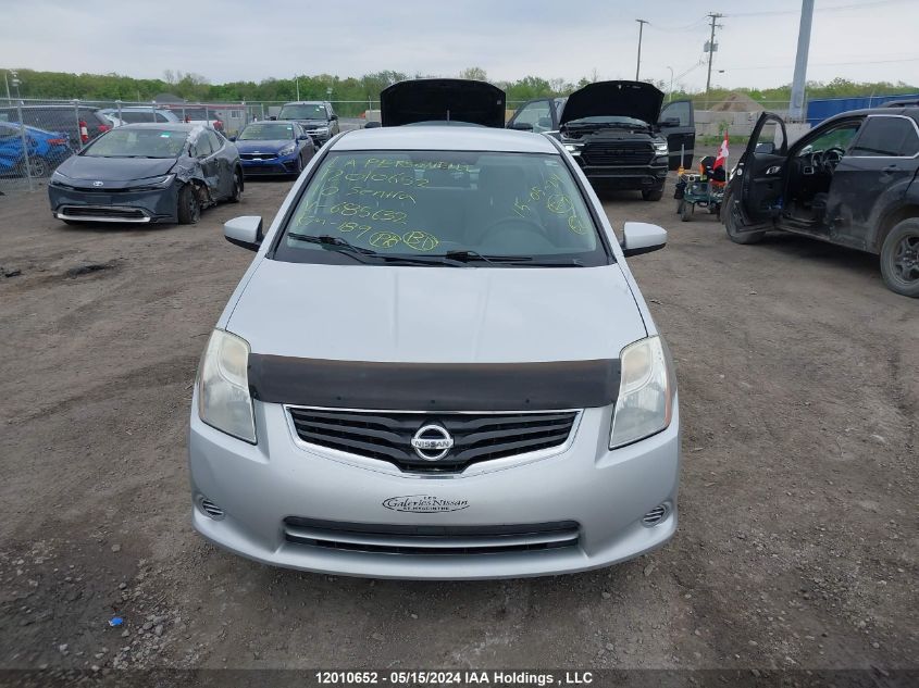 2010 Nissan Sentra 2.0/2.0S/Sr/2.0Sl VIN: 3N1AB6AP1AL685632 Lot: 12010652