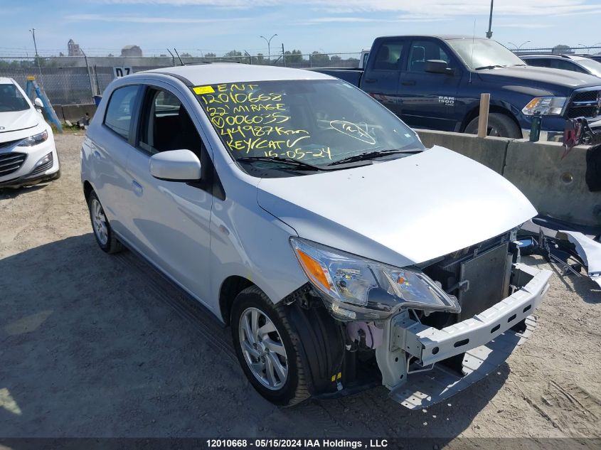 2022 Mitsubishi Mirage VIN: ML32AUHJ6NH006035 Lot: 12010668