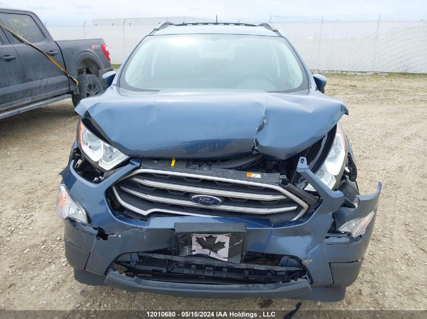2021 Ford Ecosport Se VIN: MAJ6S3GL3MC442884 Lot: 12010680