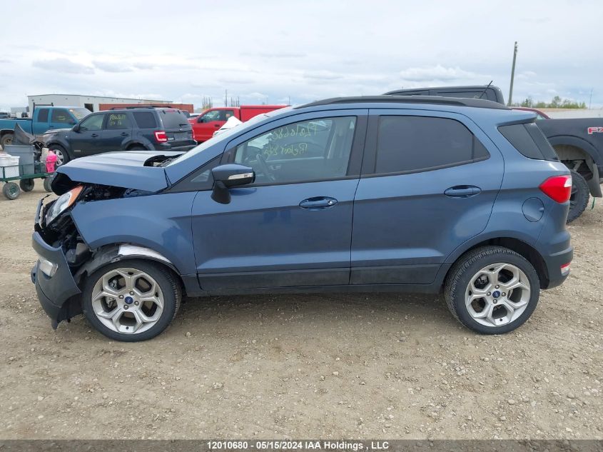 2021 Ford Ecosport Se VIN: MAJ6S3GL3MC442884 Lot: 12010680