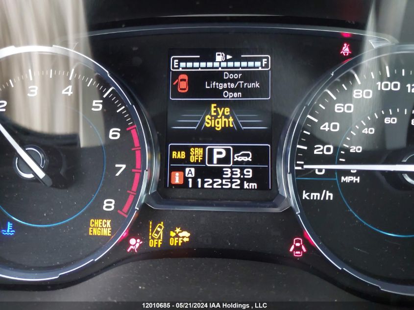 2017 Subaru Forester VIN: JF2SJEUC8HH567143 Lot: 12010685