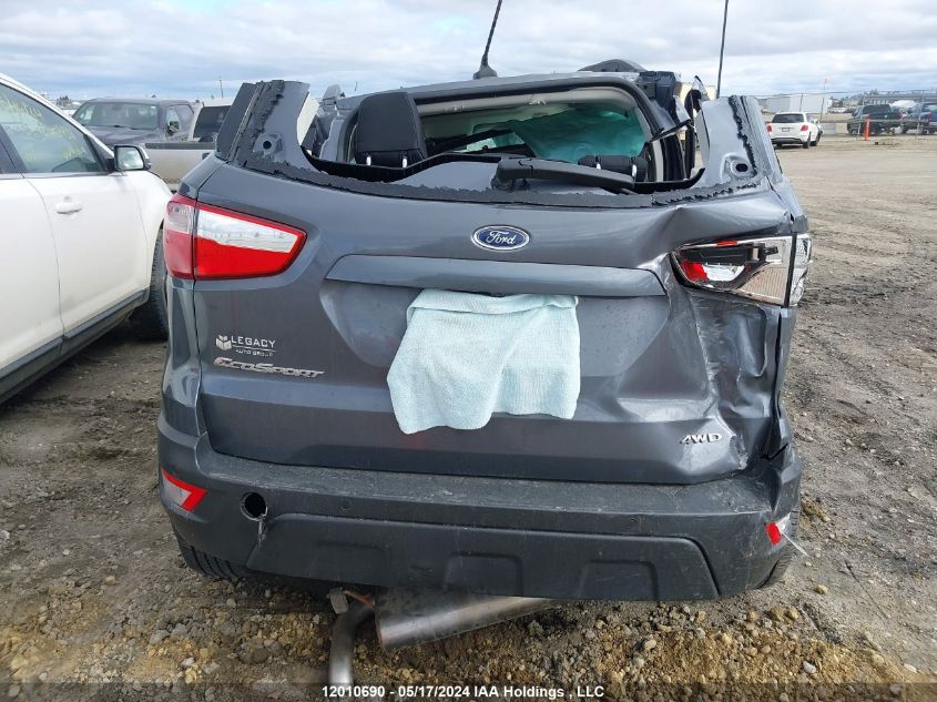 2020 Ford Ecosport VIN: MAJ6S3GL5LC357852 Lot: 12010690