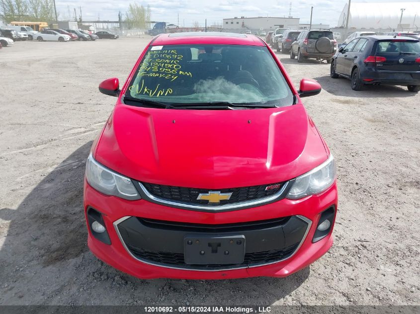 2017 Chevrolet Sonic VIN: 1G1JD6SB3H4134900 Lot: 12010692