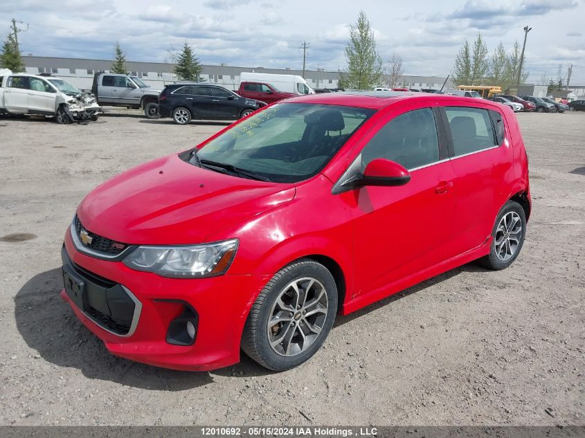 2017 Chevrolet Sonic VIN: 1G1JD6SB3H4134900 Lot: 12010692