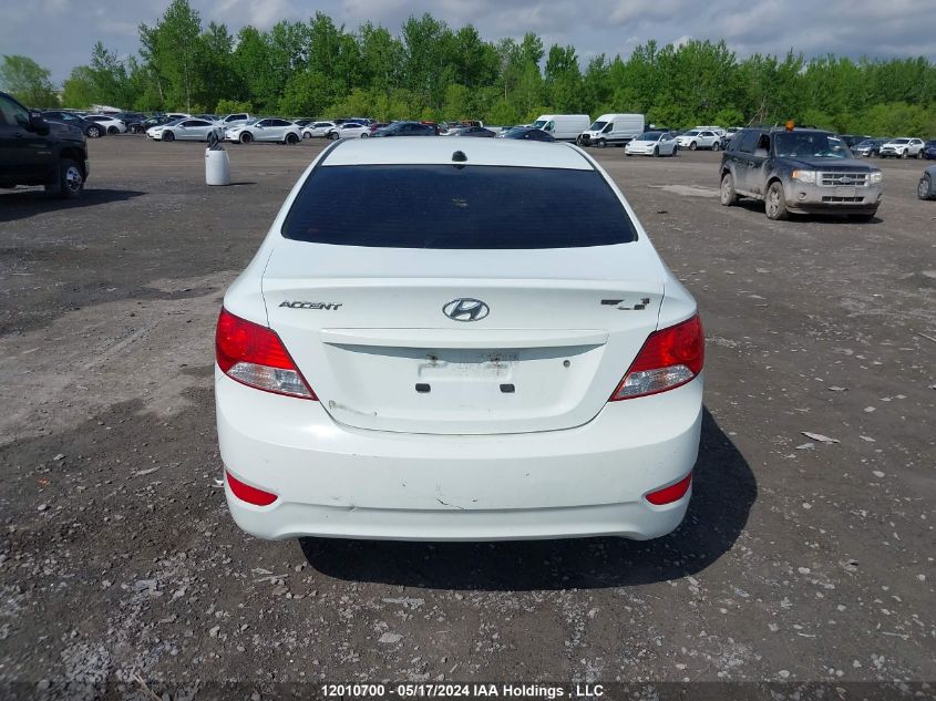 2013 Hyundai Accent Gls/Gs VIN: KMHCT4AE3DU293490 Lot: 12010700