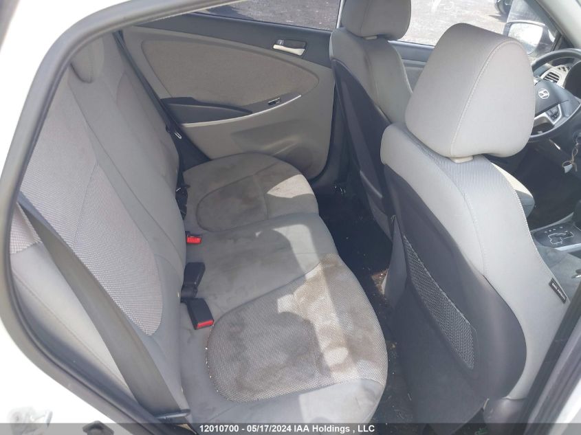 2013 Hyundai Accent Gls/Gs VIN: KMHCT4AE3DU293490 Lot: 12010700