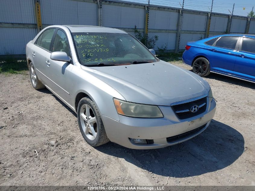 2007 Hyundai Sonata VIN: 5NPET46F17H204318 Lot: 12010705