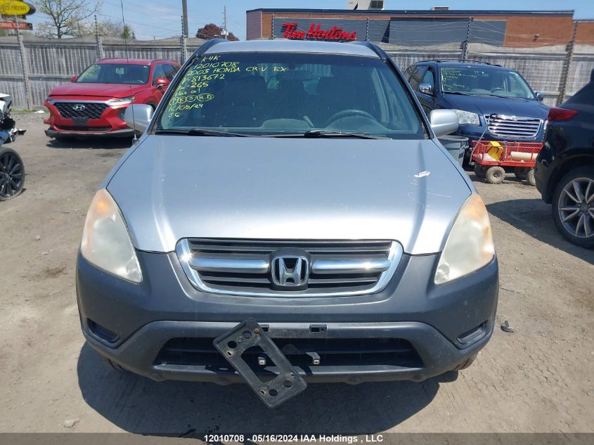 2003 Honda Cr-V VIN: JHLRD78883C813672 Lot: 12010708