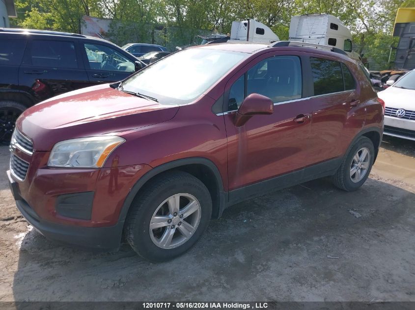 2013 Chevrolet Trax Lt VIN: 3GNCJLSB4DL201894 Lot: 12010717