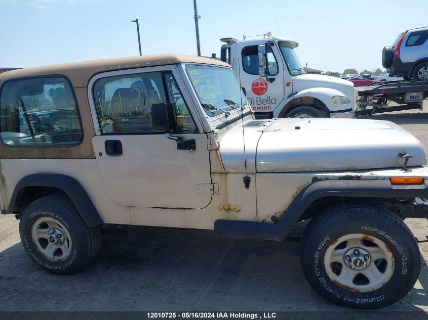 1995 Jeep Wrangler / Yj S/Rio Grande VIN: 1J4FY19POSP312087 Lot: 12010725