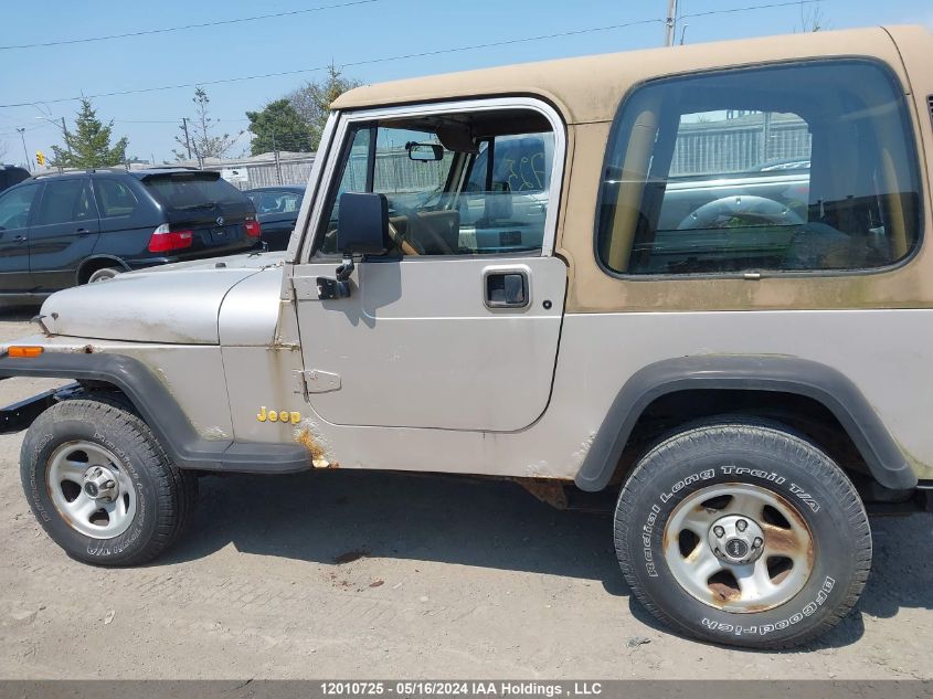 1995 Jeep Wrangler / Yj S/Rio Grande VIN: 1J4FY19POSP312087 Lot: 12010725