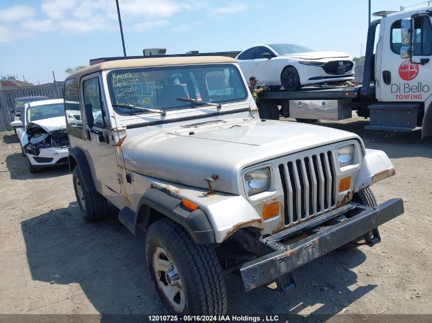 1995 Jeep Wrangler / Yj S/Rio Grande VIN: 1J4FY19POSP312087 Lot: 12010725