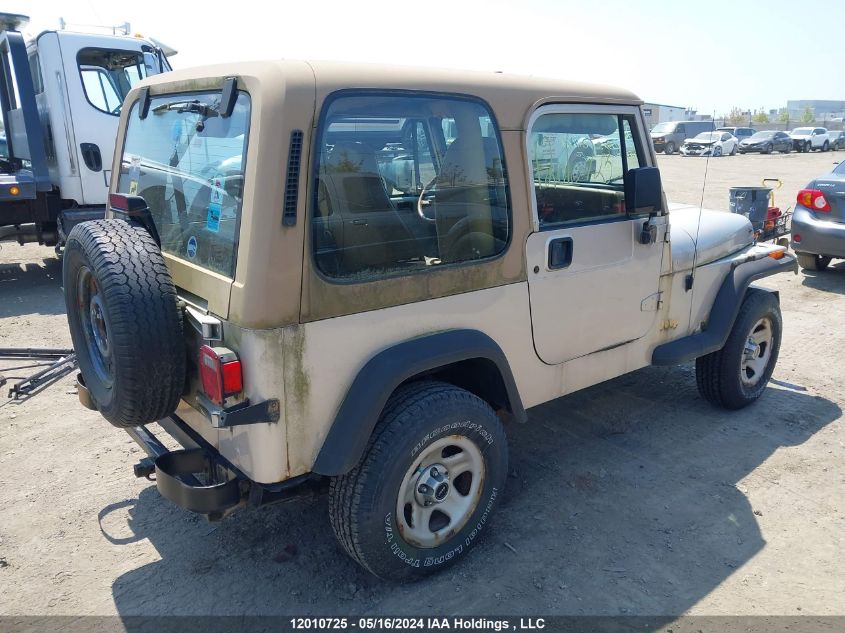 1995 Jeep Wrangler / Yj S/Rio Grande VIN: 1J4FY19POSP312087 Lot: 12010725