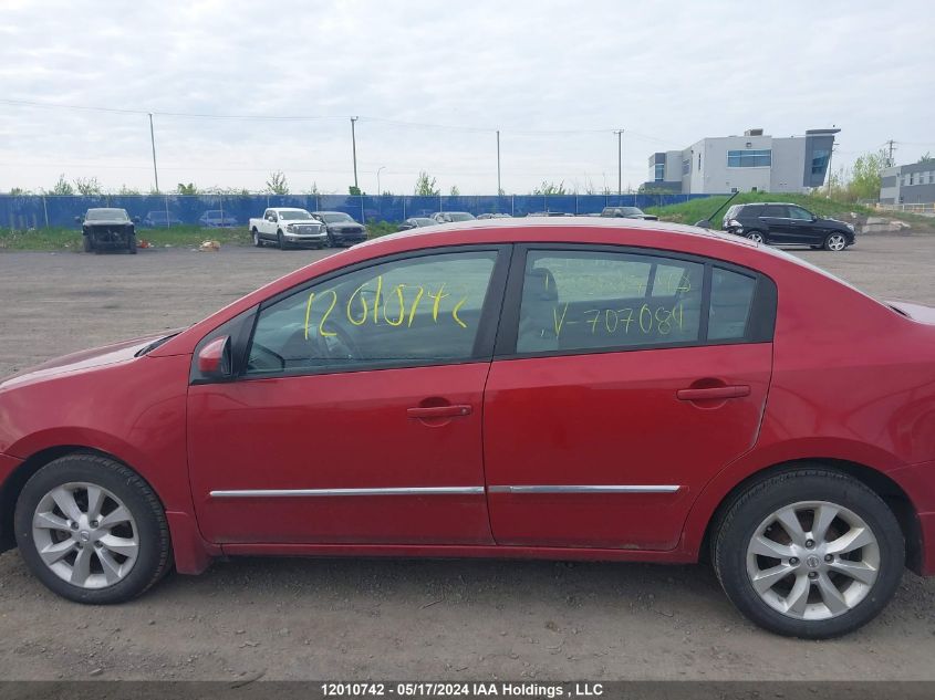 2010 Nissan Sentra 2.0/2.0S/Sr/2.0Sl VIN: 3N1AB6AP9AL707084 Lot: 12010742