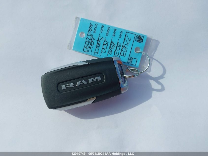 2022 Ram 1500 Sport VIN: 1C6SRFVT8NN373793 Lot: 12010749