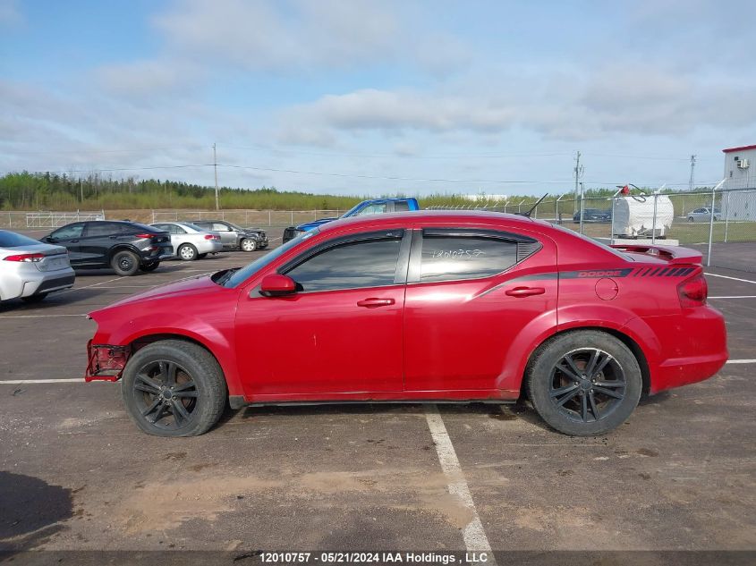 2013 Dodge Avenger Sxt VIN: 1C3CDZCB0DN759473 Lot: 12010757