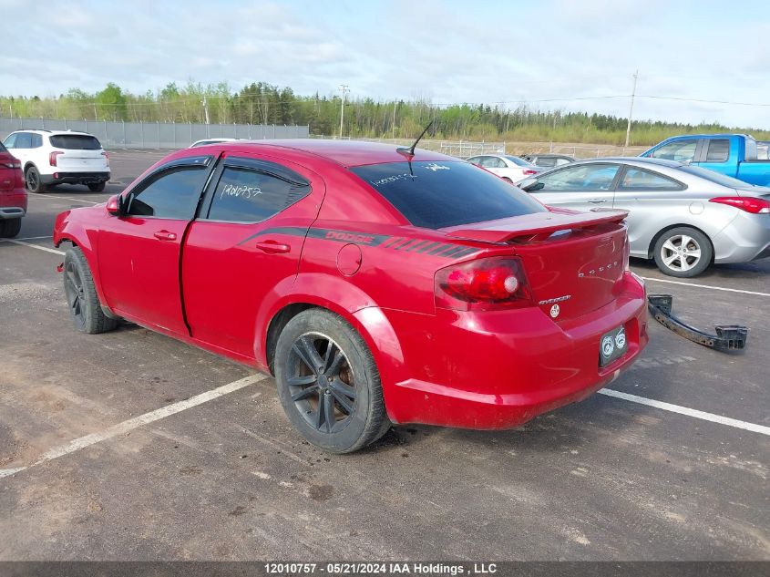 2013 Dodge Avenger Sxt VIN: 1C3CDZCB0DN759473 Lot: 12010757