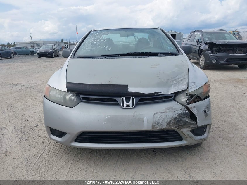 2008 Honda Civic Cpe VIN: 2HGFG123X8H001569 Lot: 12010773