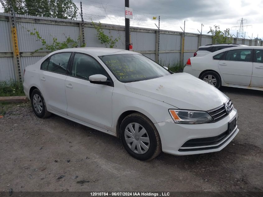 2016 Volkswagen Jetta VIN: 3VW267AJ8GM372116 Lot: 12010784